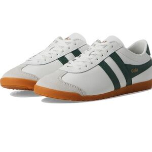 Gola Classic White and Dark Green Sneakers
